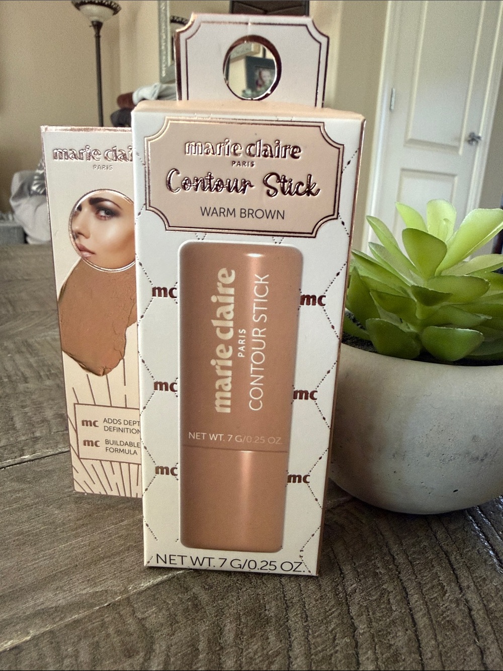 Marie Claire Warm Brown Contour Stick - Creamy Sculpting Shade -New!!